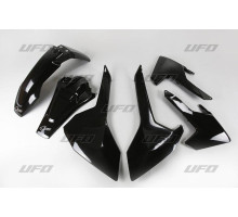 Пластиковий набір UFO husqvarna te/tx 125/250/300 '17-19, fe 250/350/450/501 '17-19 колір чорний (hu618e001)