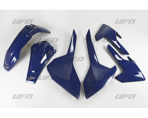Пластиковий набір UFO husqvarna te/tx 125/250/300 '17-19, fe 250/350/450/501 '17-19 темно-синій (hu618e087)