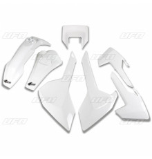 Пластиковий набір UFO husqvarna tx/te/fe '17-'19 з кришкою лампи білий (hu621e041) (hu621e041)