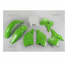 Комплект пластикових  UFO kawasaki kx 125 / 250 '93 колір oem (зелений/білий) (ka194e999) (ka194e999)
