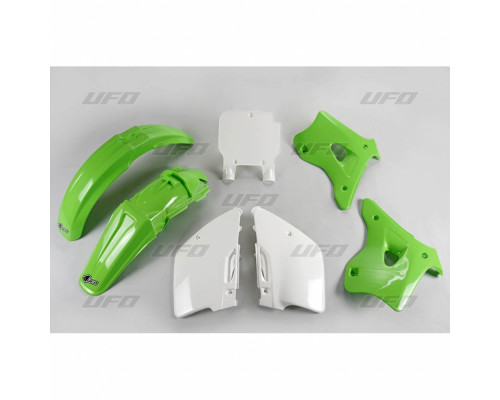 Комплект пластикових UFO kawasaki kx 125 / 250 '94-'95 колір oem (зелений/білий) (ka193e999) (ka193e999)