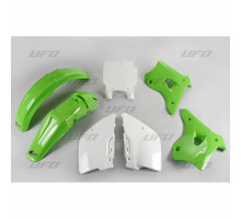Комплект пластикових  UFO kawasaki kx 125 / 250 '94-'95 колір oem (зелений/білий) (ka193e999) (ka193e999)
