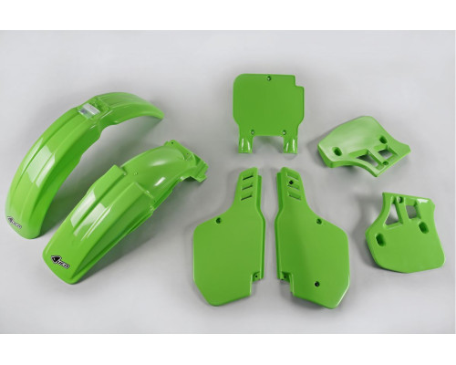 Пластиковий комплект UFO kawasaki kx 250 '89, kx 500 '89-'92 колір зелений (ka189e026) (ka189e026)