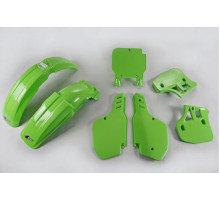 Пластиковий комплект  UFO kawasaki kx 250 '89, kx 500 '89-'92 колір зелений (ka189e026) (ka189e026)