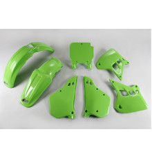 Пластиковий комплект  UFO kawasaki kx 250 '90-91, колір oem (зелений)