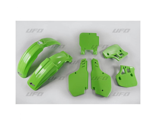 Комплект пластиковий UFO kawasaki kx 500 '89-'92 колір oem '91 (зелений) (ka189e999a) (kawasaki kx 500 '89-'92) (ka189e999a)