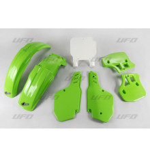 Набір пластикових обвісів kawasaki kx 500 '93-'95 колір oem (зелений/білий) (ka187e999) (kawasaki kx 500 '93-'95 color oem) (ka187e999)