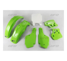 Набір пластикових обвісів kawasaki kx 500 '93-'95 колір oem (зелений/білий) (ka187e999) (kawasaki kx 500 '93-'95 color oem) (ka187e999)