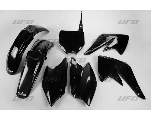 Пластиковий комплект UFO kawasaki kxf 250 '04-'05 колір чорний (ka203e001)
