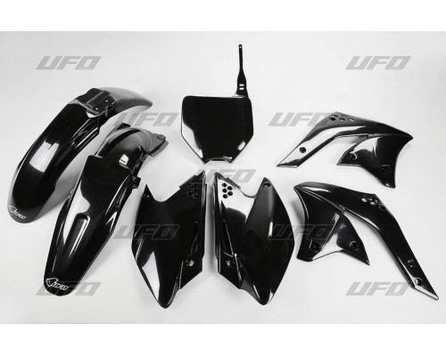 Пластиковий комплект UFO kawasaki kxf 250 '06 колір чорний (ka204e001)