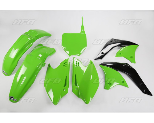 Пластиковий набір для UFO kawasaki kxf 250 '06 колір зелений (ka204e026) (ka204e026)