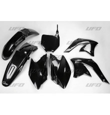 Пластиковий комплект  UFO kawasaki kxf 250 '07 колір чорний (ka208e001)