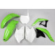 Комплект пластикових UFO kawasaki kxf 250 '07 колір oem (зелений/білий) (ka208e999) (ka208e999)