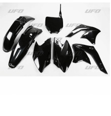 Пластиковий комплект  UFO kawasaki kxf 250 '08 колір чорний (ka210e001)