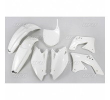 Пластиковий комплект UFO kawasaki kxf 250 '09-'12 колір білий (ka212e047) (ka212e047)