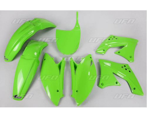 Набір пластикових обвісів kawasaki kxf 250 '09-'12 колір зелений (ka212e026) (ka212e026)