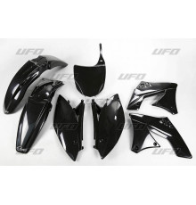 Пластиковий комплект  UFO kawasaki kxf 250 '09-'12 колір чорний (ka212e001)