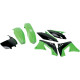 Набір пластикових обвісів kawasaki kxf 250 '10-'11 колір oem (зелений/чорний) (ka215e999) (ka215e999)