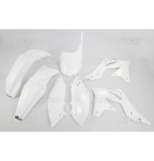 Набір пластикових обвісів kawasaki kxf 250 '13-'16 колір білий (ka219e047) (ka219e047)