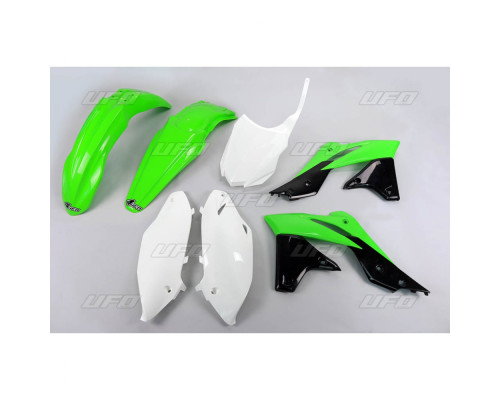 Комплект пластикових обвісів kawasaki kxf 250 '13-'16 колір oem'16 (зелений/білий/чорний)(ka221e999a) (ka221e999a)