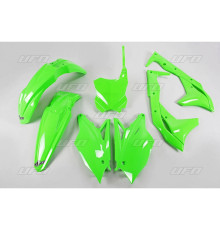 Пластиковий комплект  UFO kawasaki kxf 250 '18-'20 fluo green (ka225aflu)