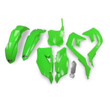 Пластиковий комплект  UFO kawasaki kxf 250 '21-24, kxf 450 '19-23 колір oem '20 (зелений) (ka227e999a)
