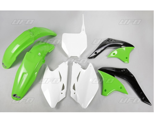 Комплект пластикових UFO kawasaki kxf 450 '06 колір oem (зелений/білий) (ka205e999) (ka205e999)