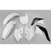 Пластиковий комплект  UFO kawasaki kxf 450 '06-'08 колір білий kx (ka209e047) (ka209e047)