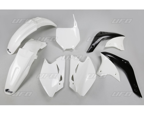 Пластиковий комплект UFO kawasaki kxf 450 '06-'08 колір білий kx (ka209e047) (ka209e047)