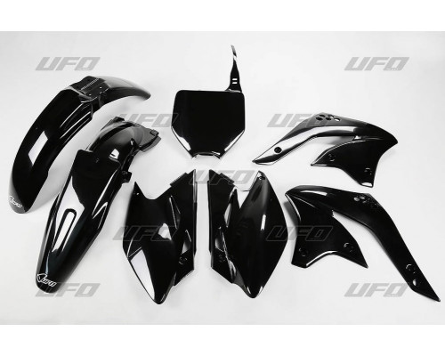 Пластиковий комплект UFO kawasaki kxf 450 '06-'08 колір чорний (ka211e001)