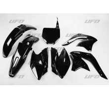Пластиковий комплект  UFO kawasaki kxf 450 '06-'08 колір чорний (ka211e001)