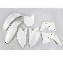 Пластиковий набір UFO kawasaki kxf 450 '09 колір білий kx (ka213e047) (ka213e047)