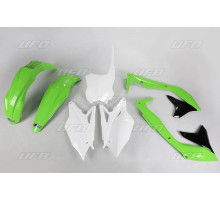 Набір пластикових обвісів kawasaki kxf 450 '16-'17 колір oem (зелений/білий/чорний) (ka223e999) (ka223e999)