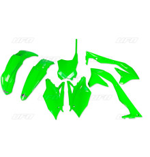 Пластиковий комплект  UFO kawasaki kxf 450 '16-'17 fluo green (ka223aflu)