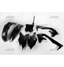 Пластиковий комплект UFO kawasaki kxf 450 '18 колір чорний (ka226e001)