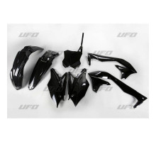 Пластиковий комплект UFO kawasaki kxf 450 '18 колір чорний (ka226e001)