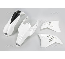 Набір пластиковий UFO ktm exc '09-'10 колір білий (kt511e047) (kt511e047)