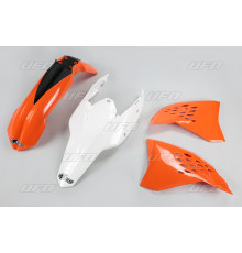Набір пластиковий UFO ktm exc '11 колір oem (помаранчевий/білий) (kt512e999) (kt512e999)