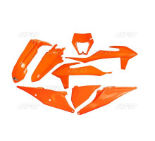 Пластиковий набір UFO ktm exc 125 '20-'21, exc 250 / 300 tpi '20-'23, exc-f 250 / 350 / 450 / 500 '20-'23 з кришкою лампи помаранчевий (kt527e127)