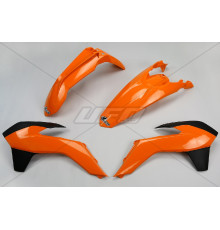 Пластиковий набір UFO ktm exc '14-'16, колір oem '14 (помаранчевий/чорний) (kt516e999) (kt516e999)