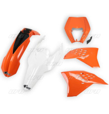 Пластиковий набір UFO ktm exc/exc-f '11 колір oem '11 (помаранчевий/білий) (kt520e999w) (kt520e999w)