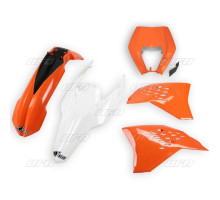 Пластиковий набір UFO ktm exc/exc-f '11 колір oem '11 (помаранчевий/білий) (kt520e999w) (kt520e999w)