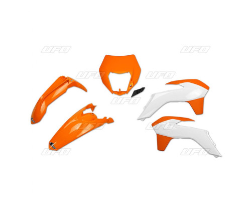 Набір пластиковий UFO ktm exc/exc-f '14-'16 колір oem '16 (помаранчевий/білий) (kt524e999x) (kt524e999x)