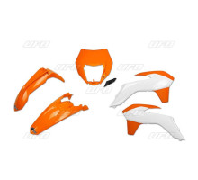 Набір пластиковий UFO ktm exc/exc-f '14-'16 колір oem '16 (помаранчевий/білий) (kt524e999x) (kt524e999x)