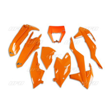 Пластиковий комплект UFO ktm exc/exc-f tpi '17-'19 з кришкою ліхтаря помаранчевий (kt523e127)