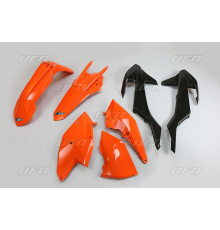 Набір пластикових деталей UFO ktm exc/exc-f tpi '17-'19, колір oem '17 та '19 oem (помаранчевий/чорний) (kt518e999) (kt518e999)