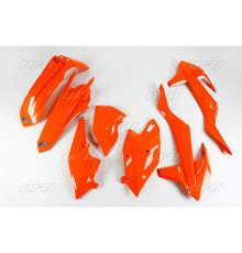 Набір пластику для  UFO ktm exc/exc-f tpi '17-'19, fluoресцентний помаранчевий (kt518fflu)