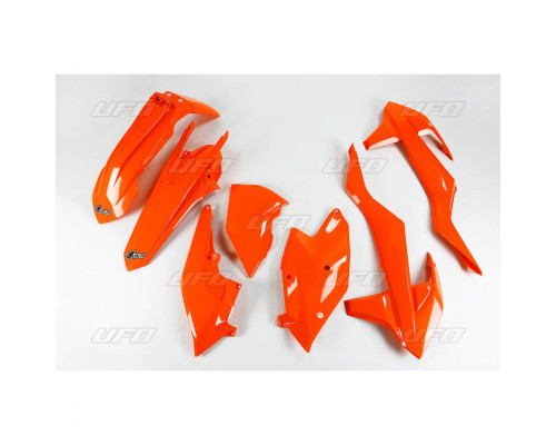 Набір пластику для UFO ktm exc/exc-f tpi '17-'19, fluoресцентний помаранчевий (kt518fflu)