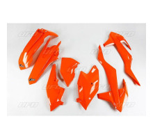 Набір пластику для  UFO ktm exc/exc-f tpi '17-'19, fluoресцентний помаранчевий (kt518fflu)