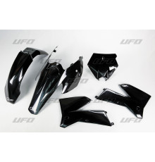 Пластиковий комплект UFO ktm sx '05-'06, exc '05-'07, колір чорний (kt503e001) (задній бризговик без штифтів ліхтарів)